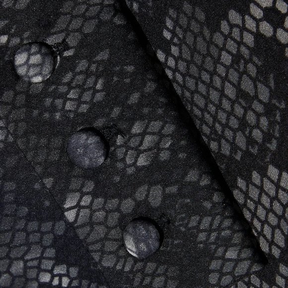 Renee Snake-print Silk Satin Blouse from ANINE BING - Picture 4 of 10